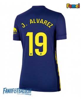 Atletico Madrid Julian Alvarez #19 Tricou Fotbal Replică 2025-26 Femei Deplasare